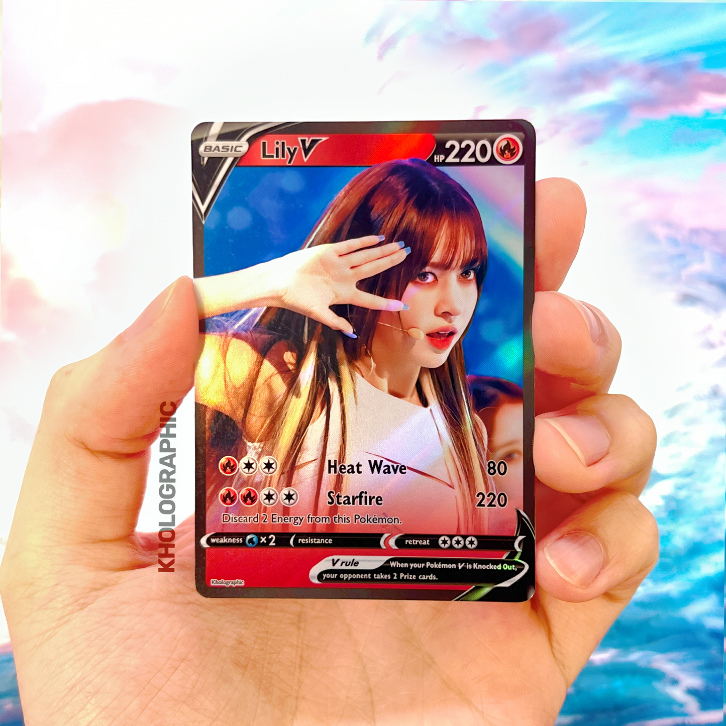 Nmixx V Holographic Cards