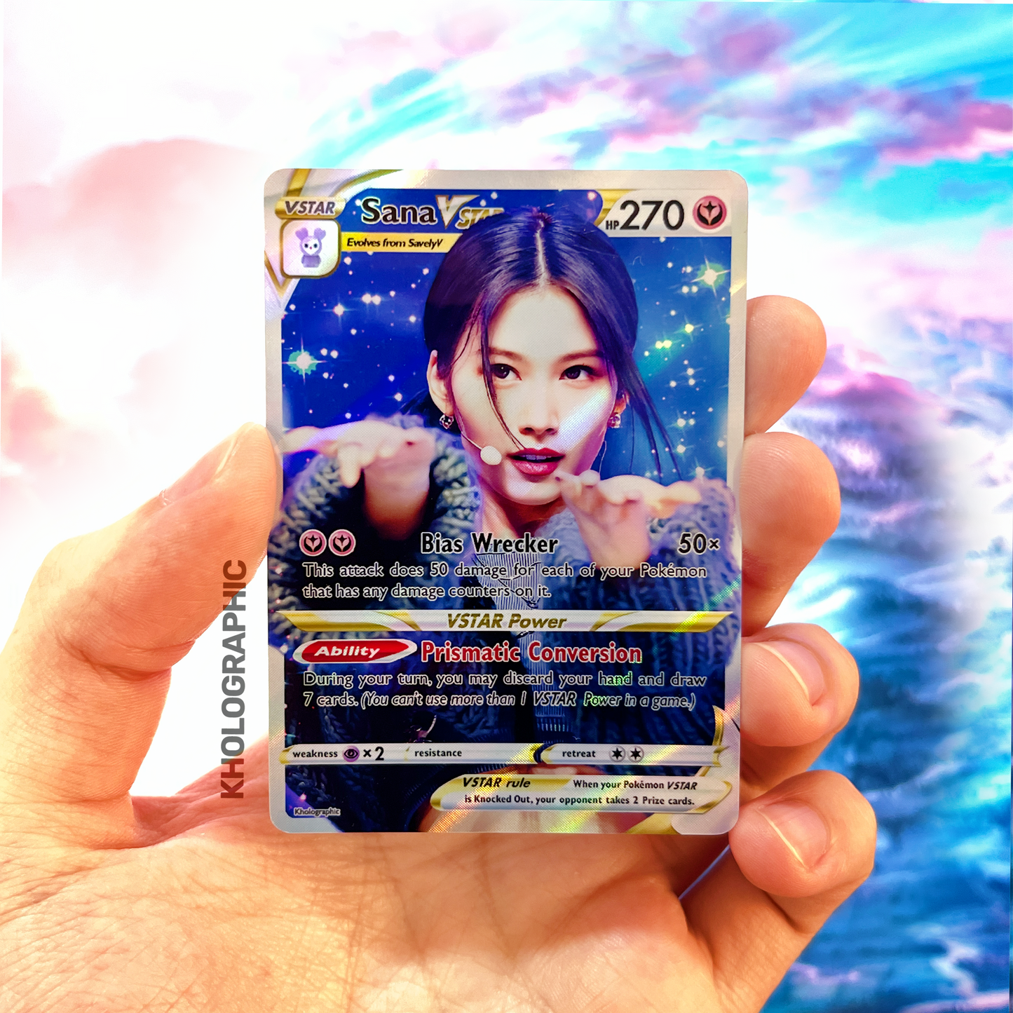 Twice VSTAR Holographic Cards