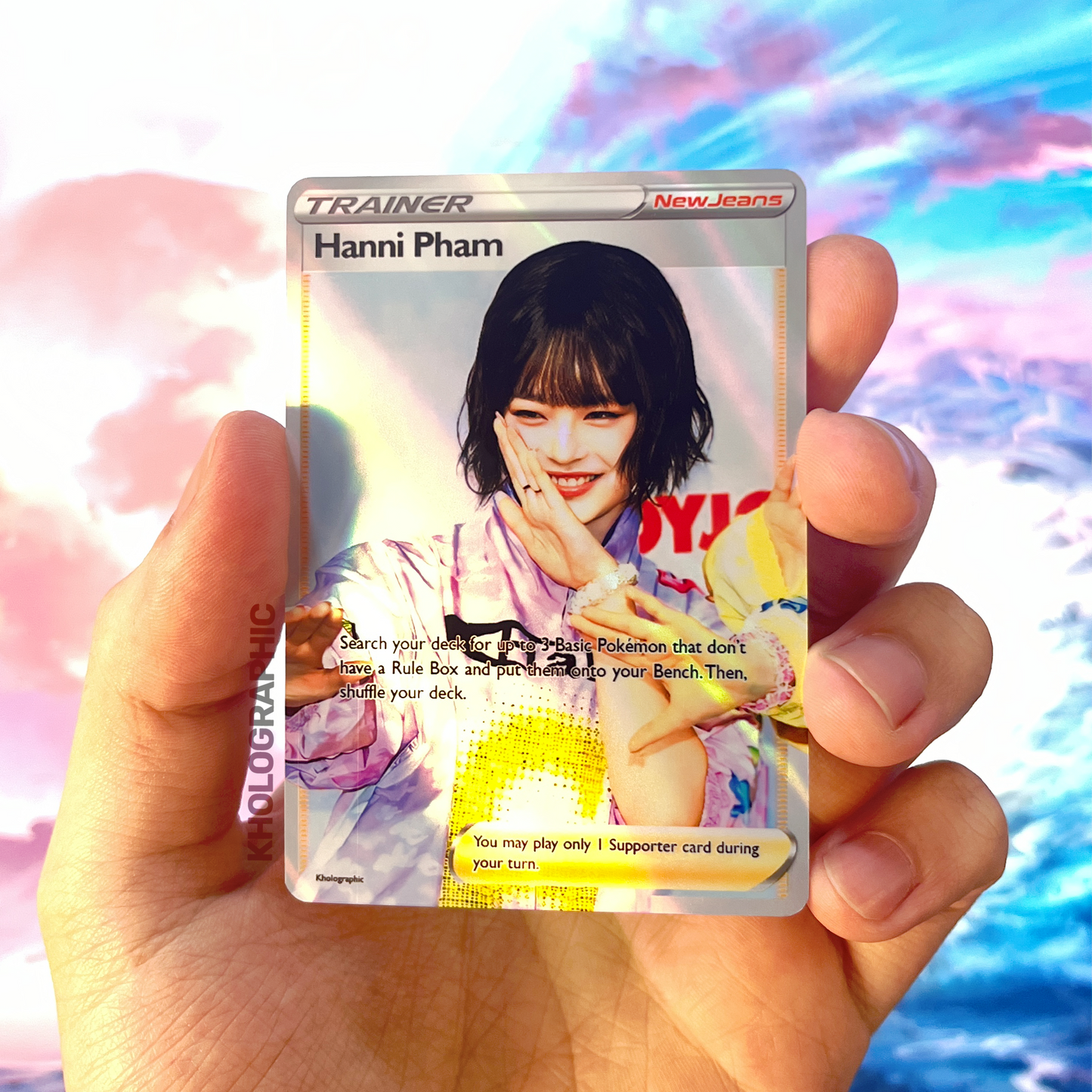 NewJeans Trainers Holographic Cards
