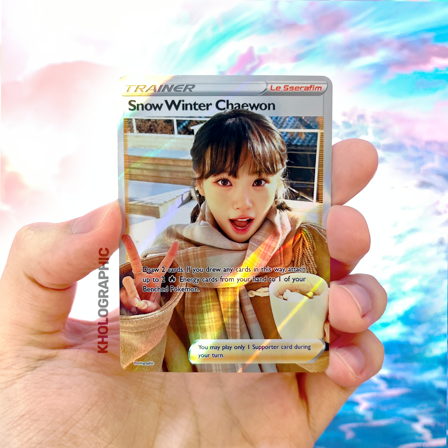 Le Sserafim Chaewon Bundle GX Gold + Trainers