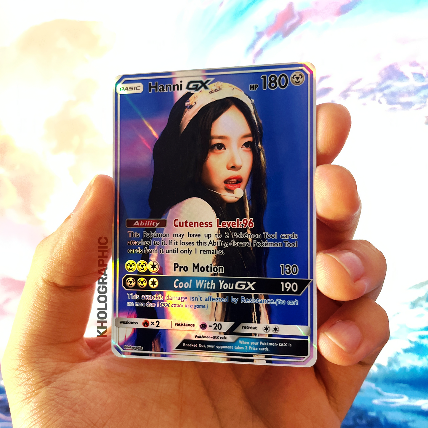 NewJeans GX Holographic Cards