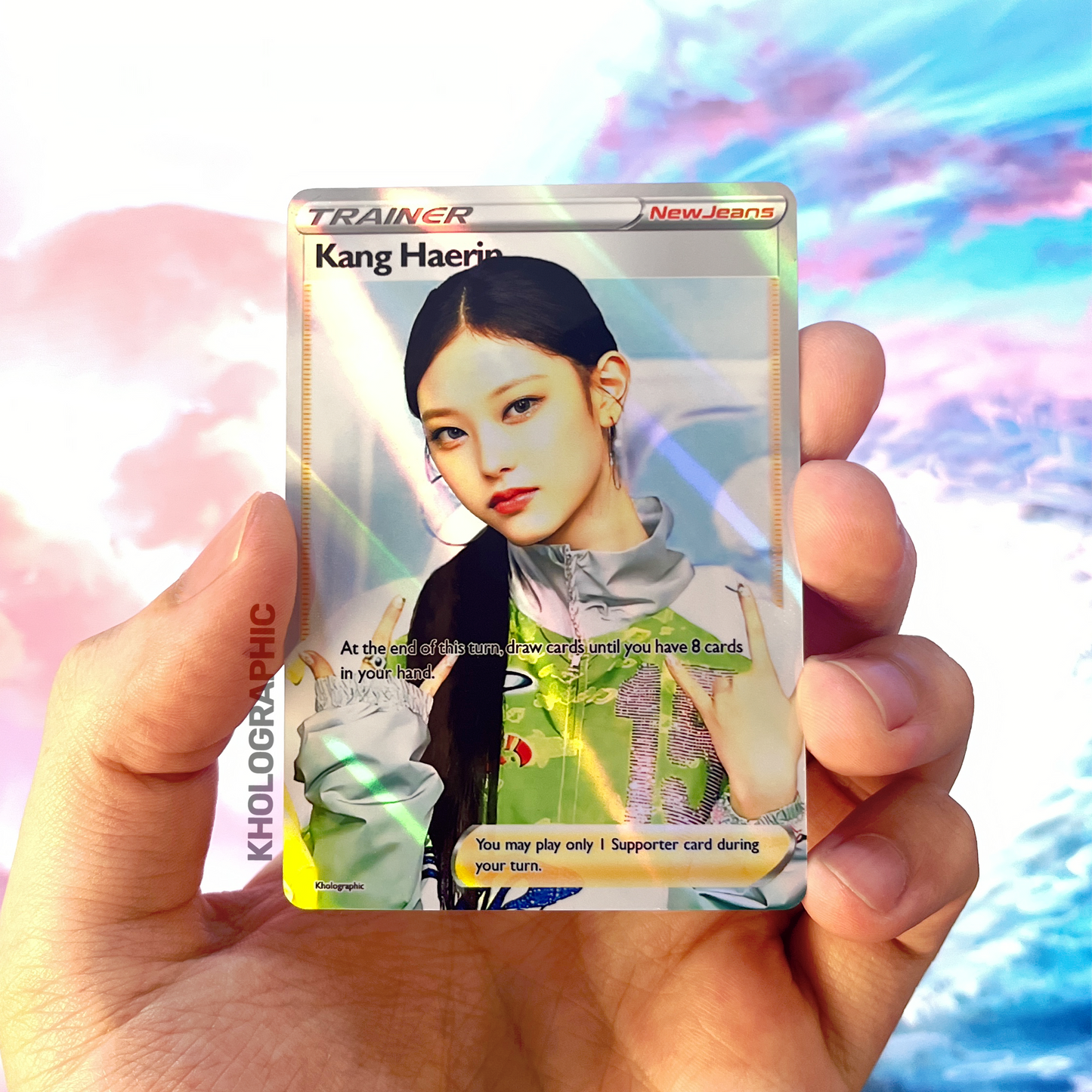 NewJeans Trainers Holographic Cards