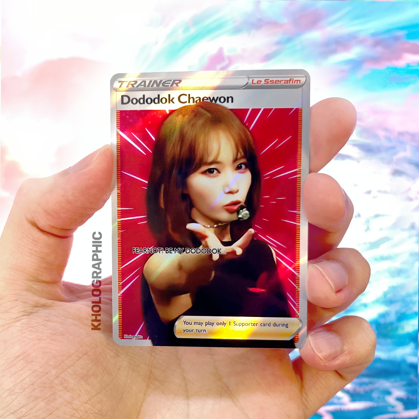 Le Sserafim Chaewon Bundle GX Gold + Trainers