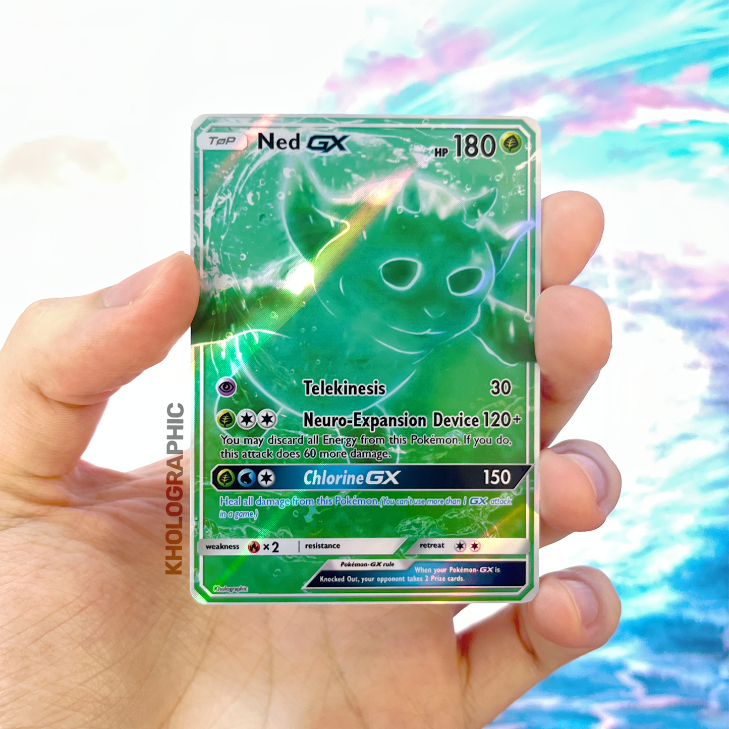 TOP Ned & Trash GX Holographic Cards