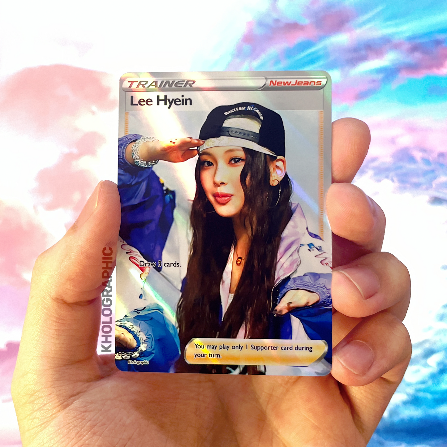 NewJeans Trainers Holographic Cards