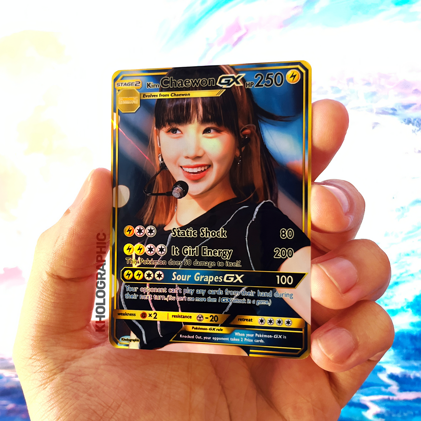 Le Sserafim Chaewon Bundle GX Gold + Trainer