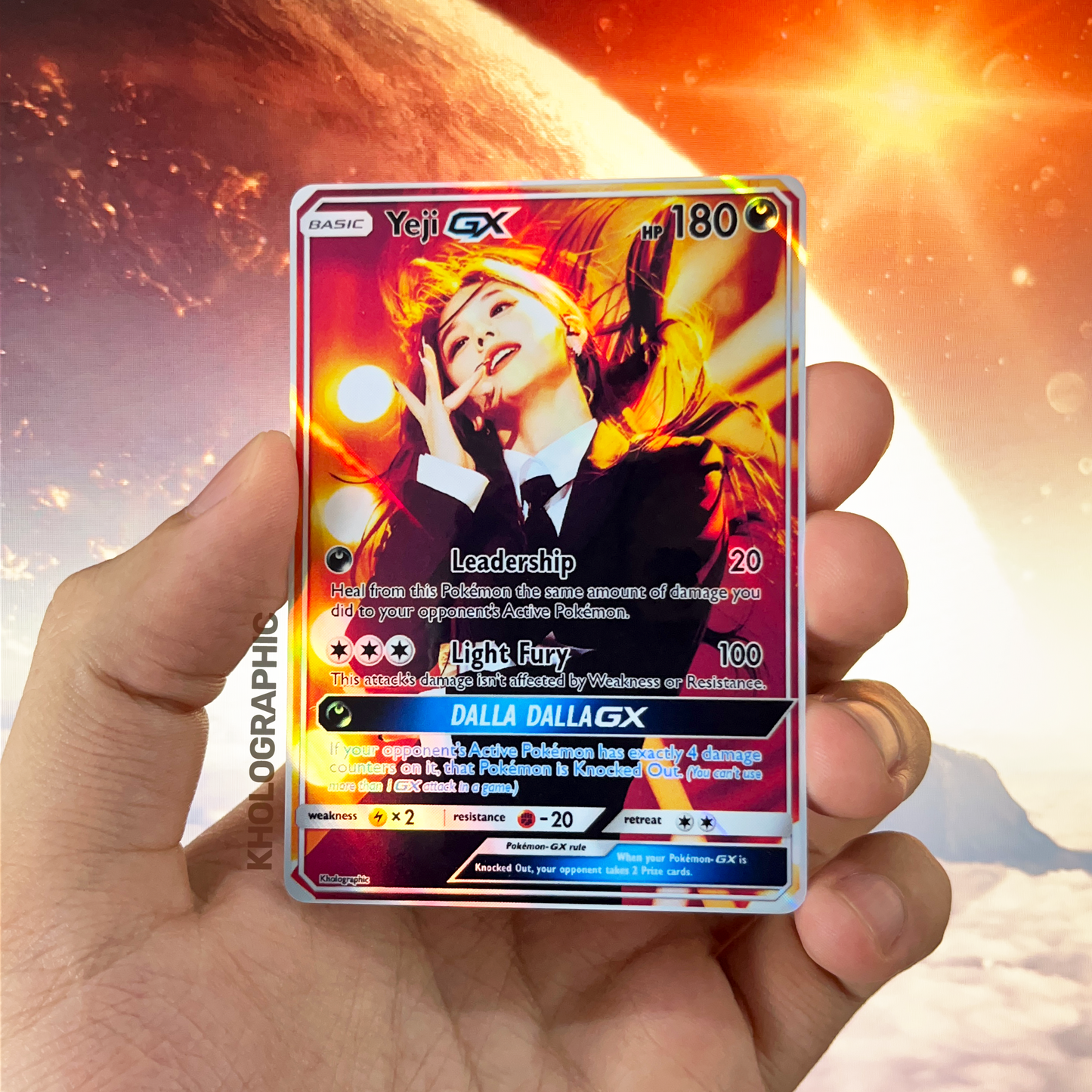 ITZY GX Holographic Cards