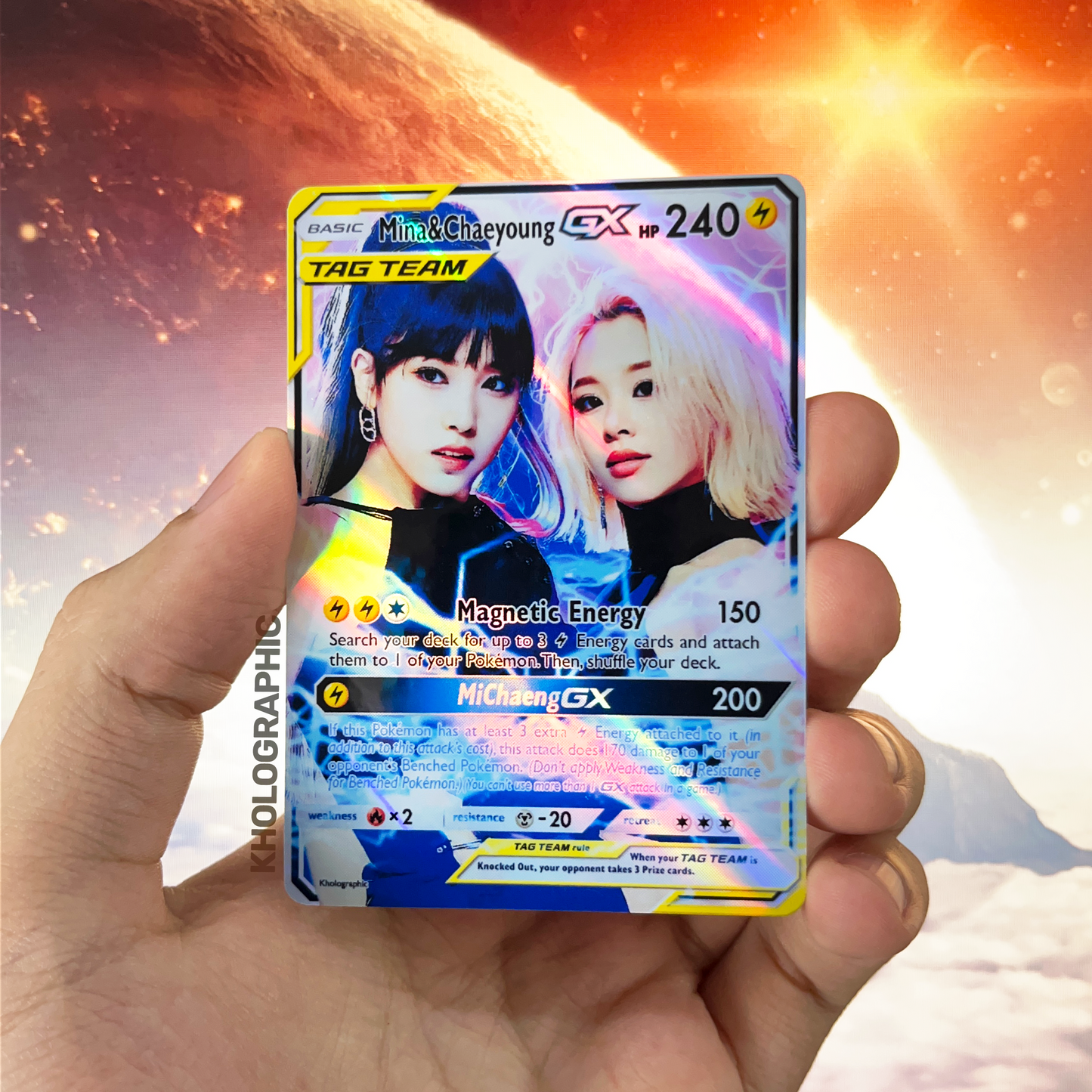 Twice TagTeam Holographic Cards (Michanyeonzudamosa ver.)