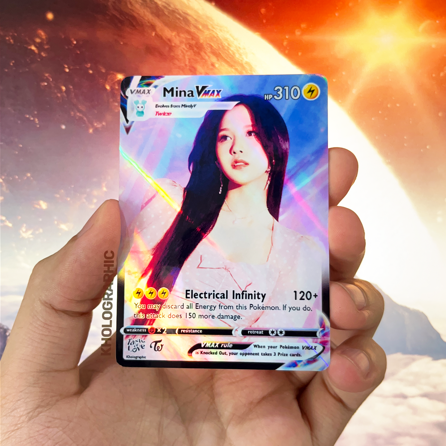 Twice VMAX Holographic Cards
