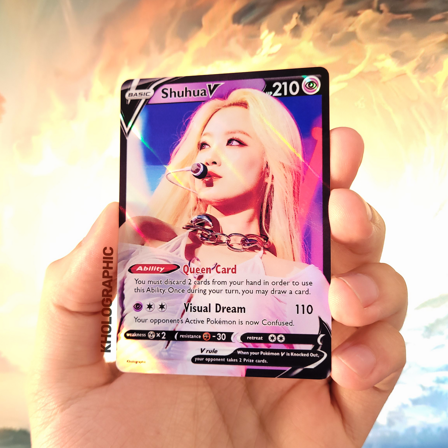 (G)I-dle V Holographic Cards