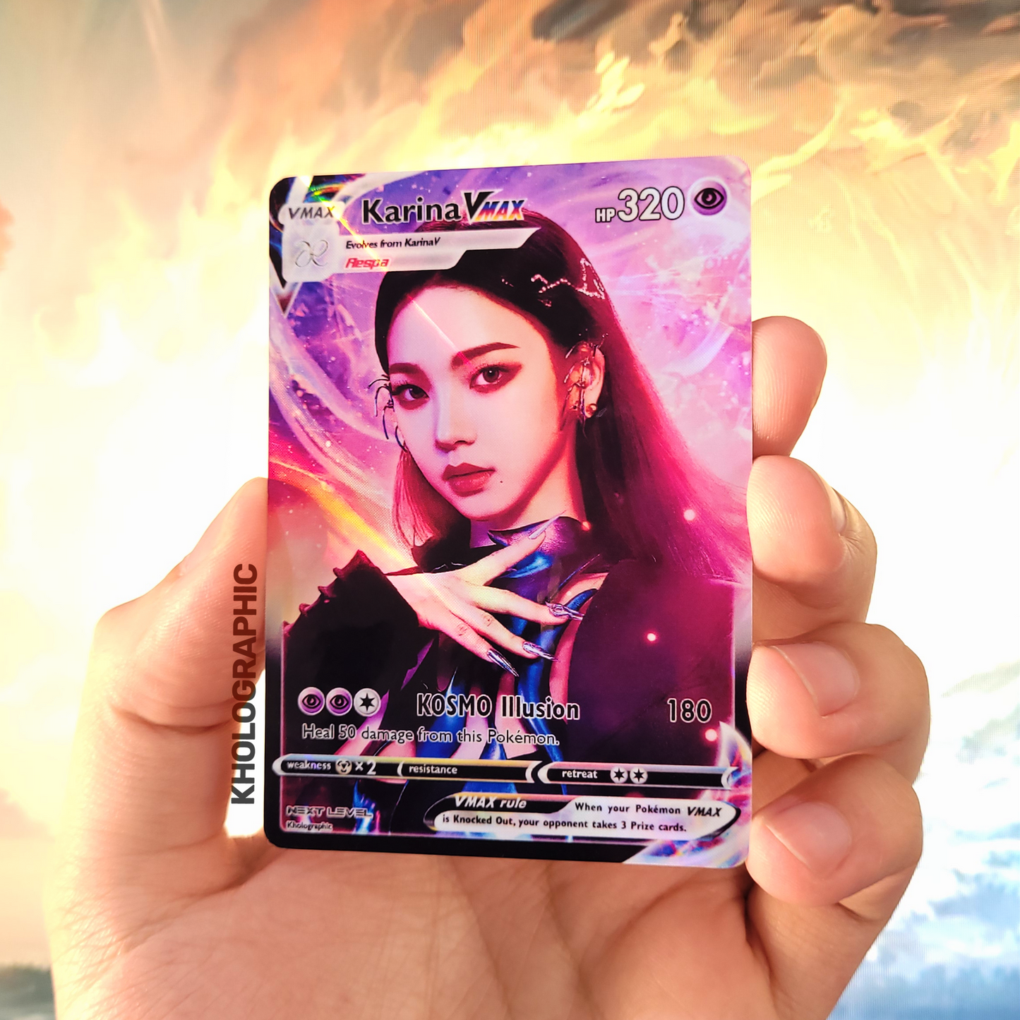 Aespa VMAX Holographic Cards