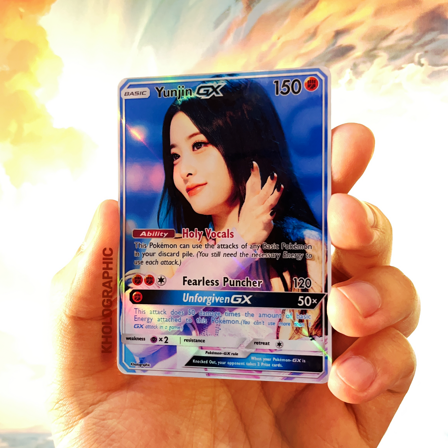 Le Sserafim GX Holographic Cards