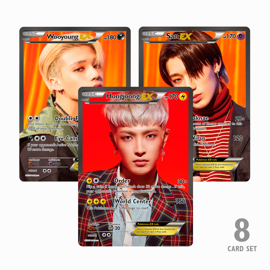 Ateez EX Holographic Cards