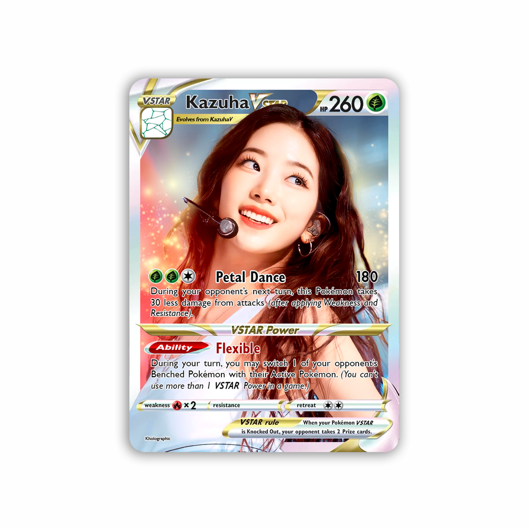 Le Sserafim Kazuha VSTAR Holographic Card