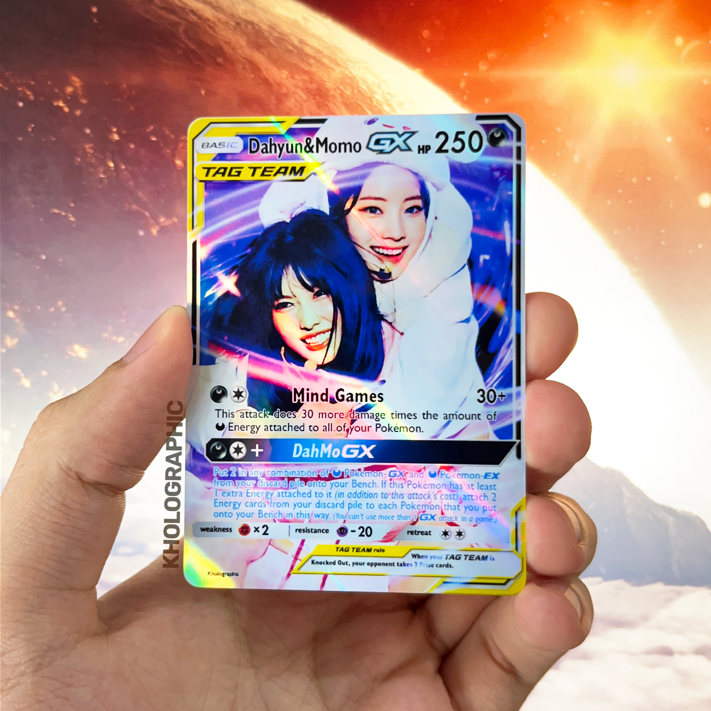 Twice TagTeam Holographic Cards (Michanyeonzudamosa ver.)