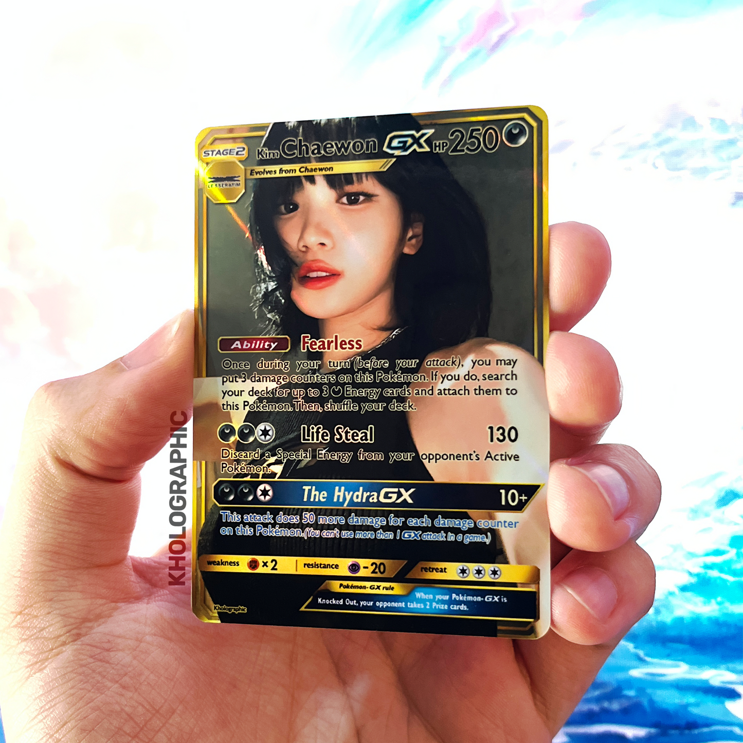 Le Sserafim Chaewon Bundle GX Gold + Trainer