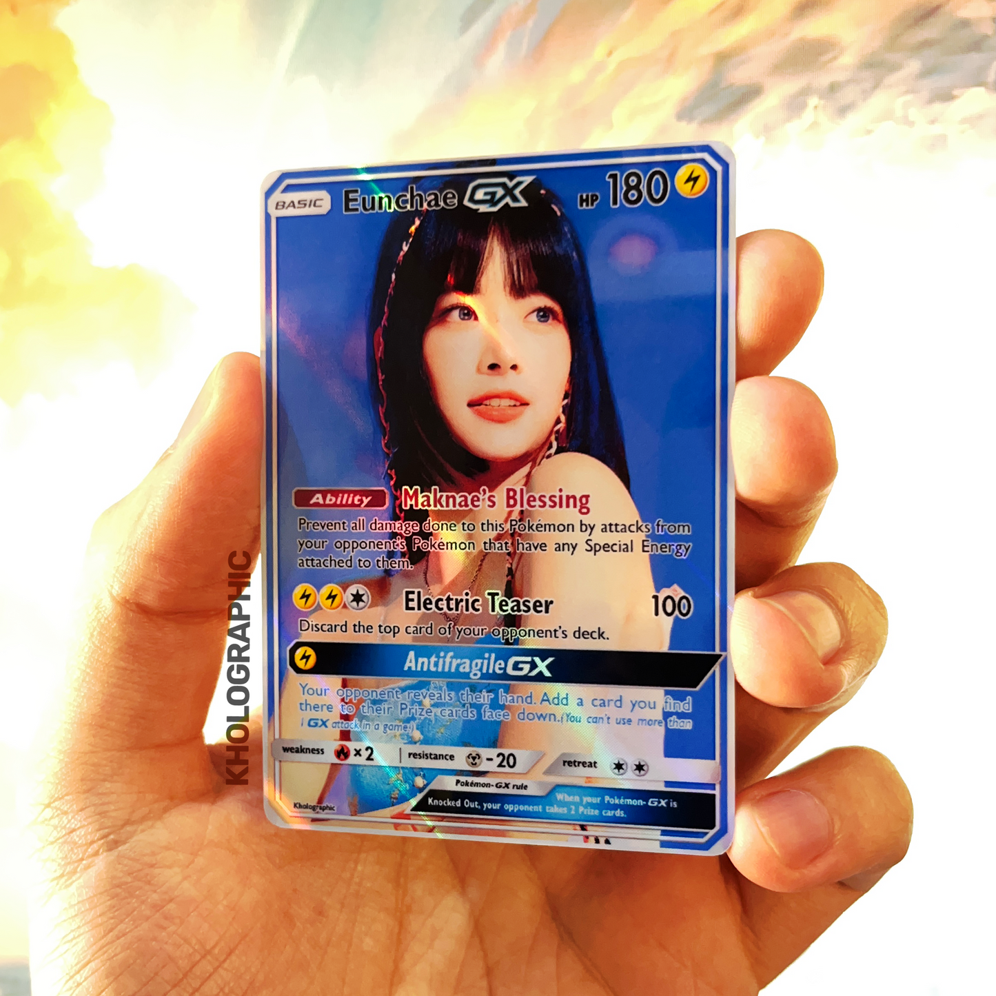 Le Sserafim GX Holographic Cards