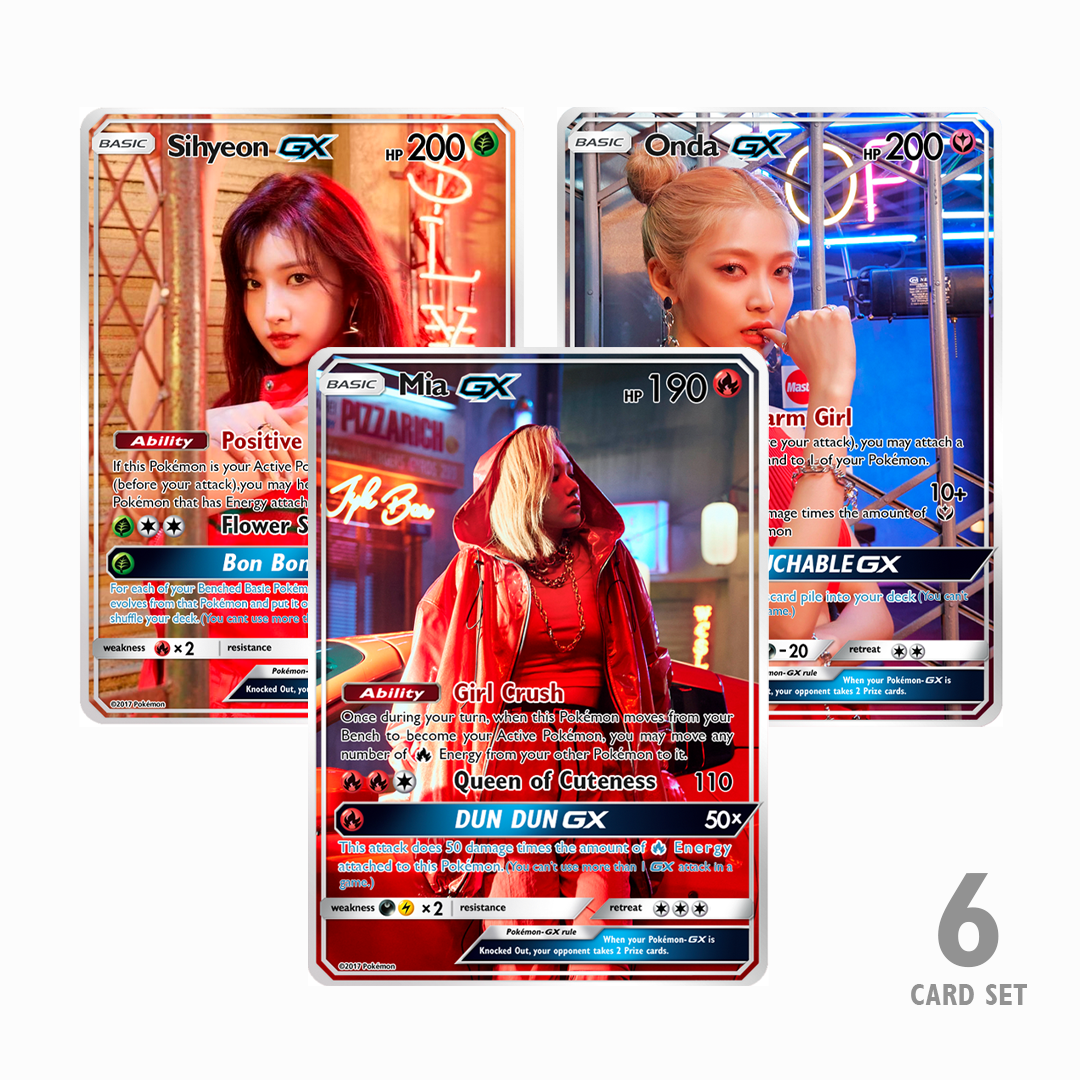 Everglow GX Holographic Cards