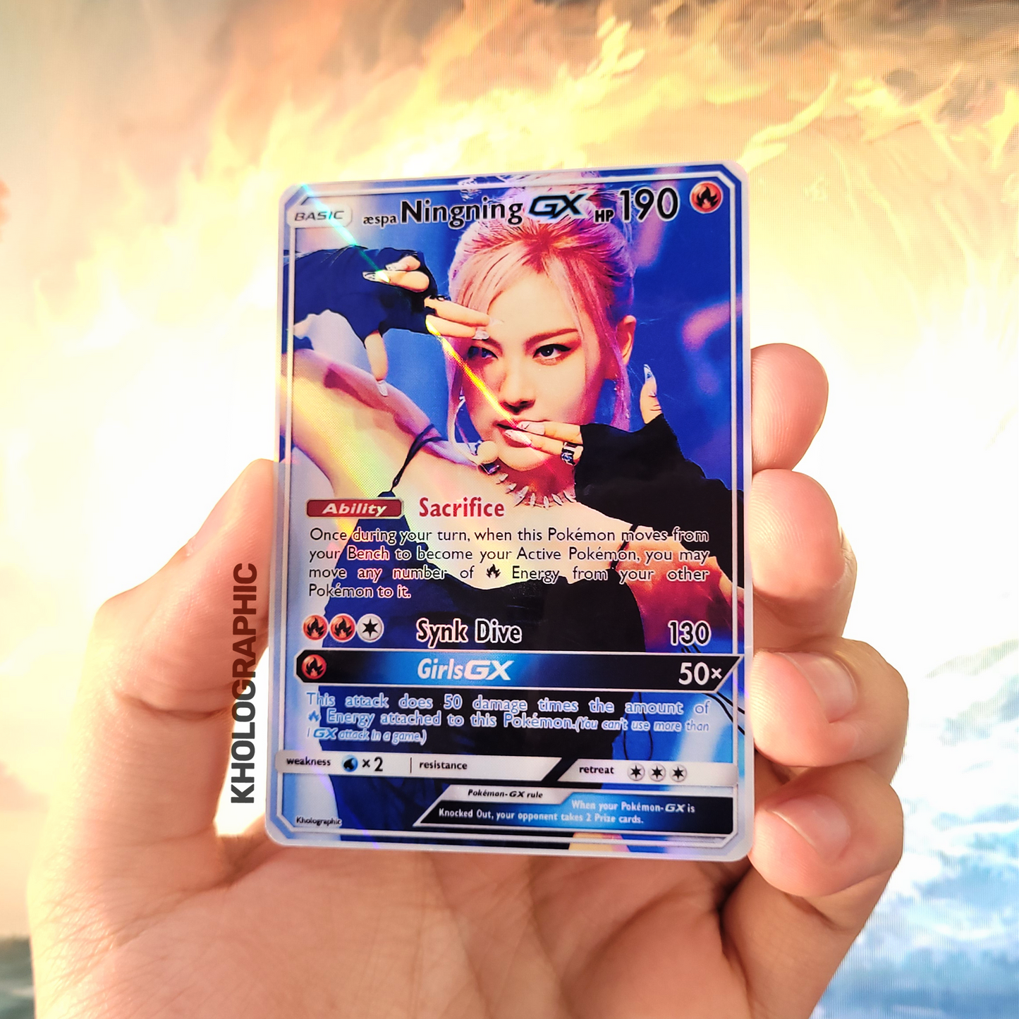 Aespa Girls GX Holographic Cards