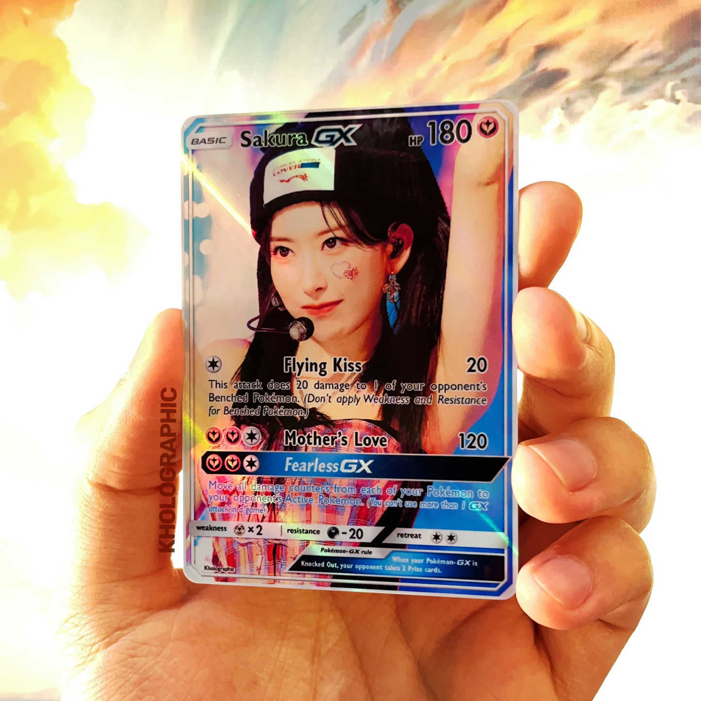 Le Sserafim GX Holographic Cards