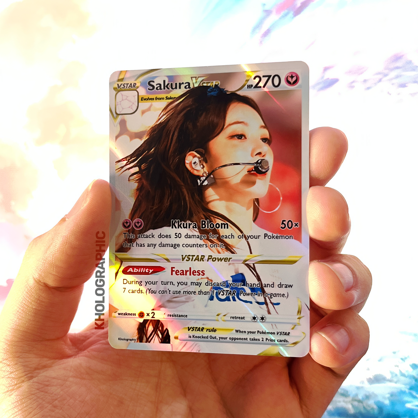 Le Sserafim VSTAR Holographic Cards