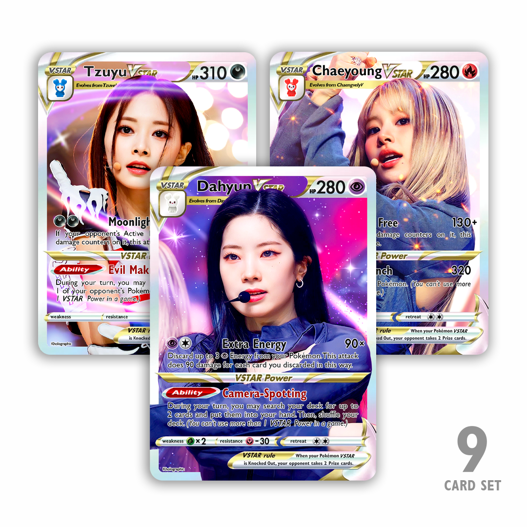 Twice VSTAR Holographic Cards