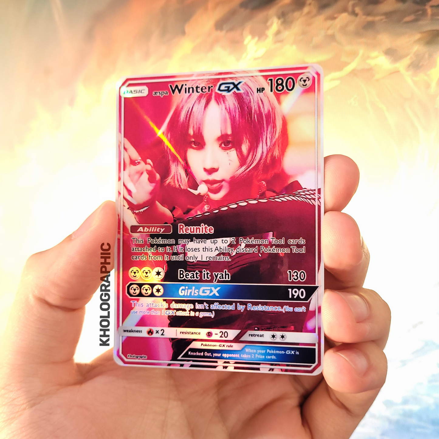 Aespa Girls GX Holographic Cards