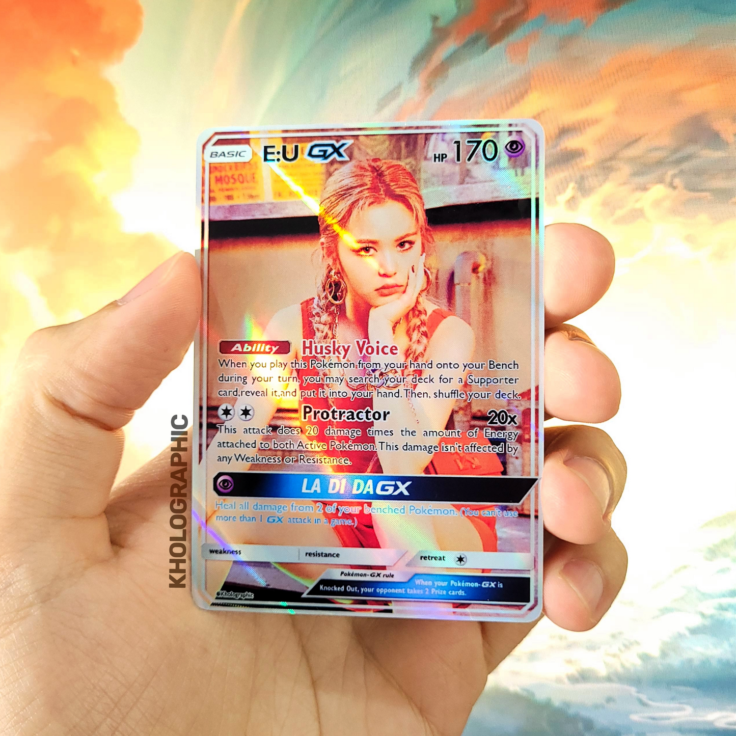 Everglow GX Holographic Cards
