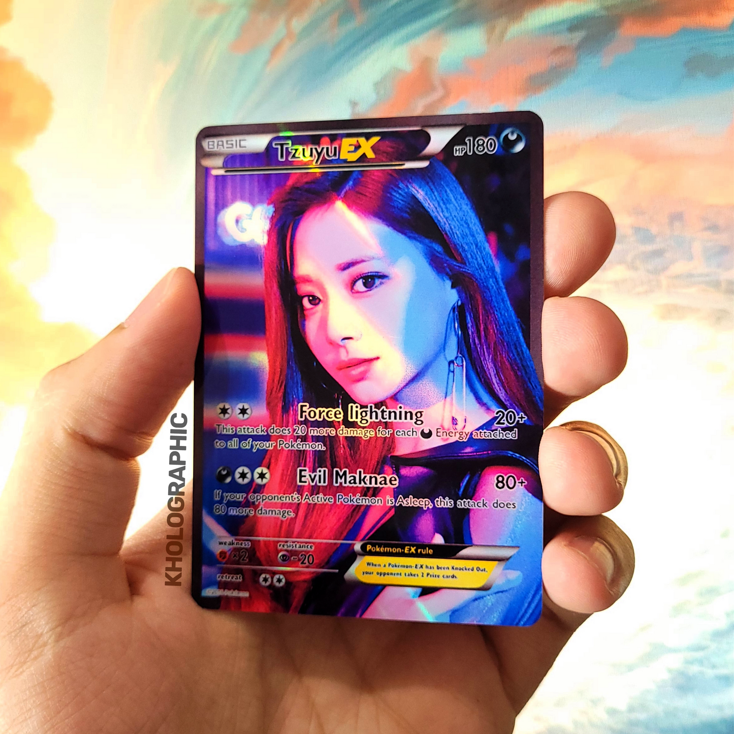 Twice EX Holographic Cards