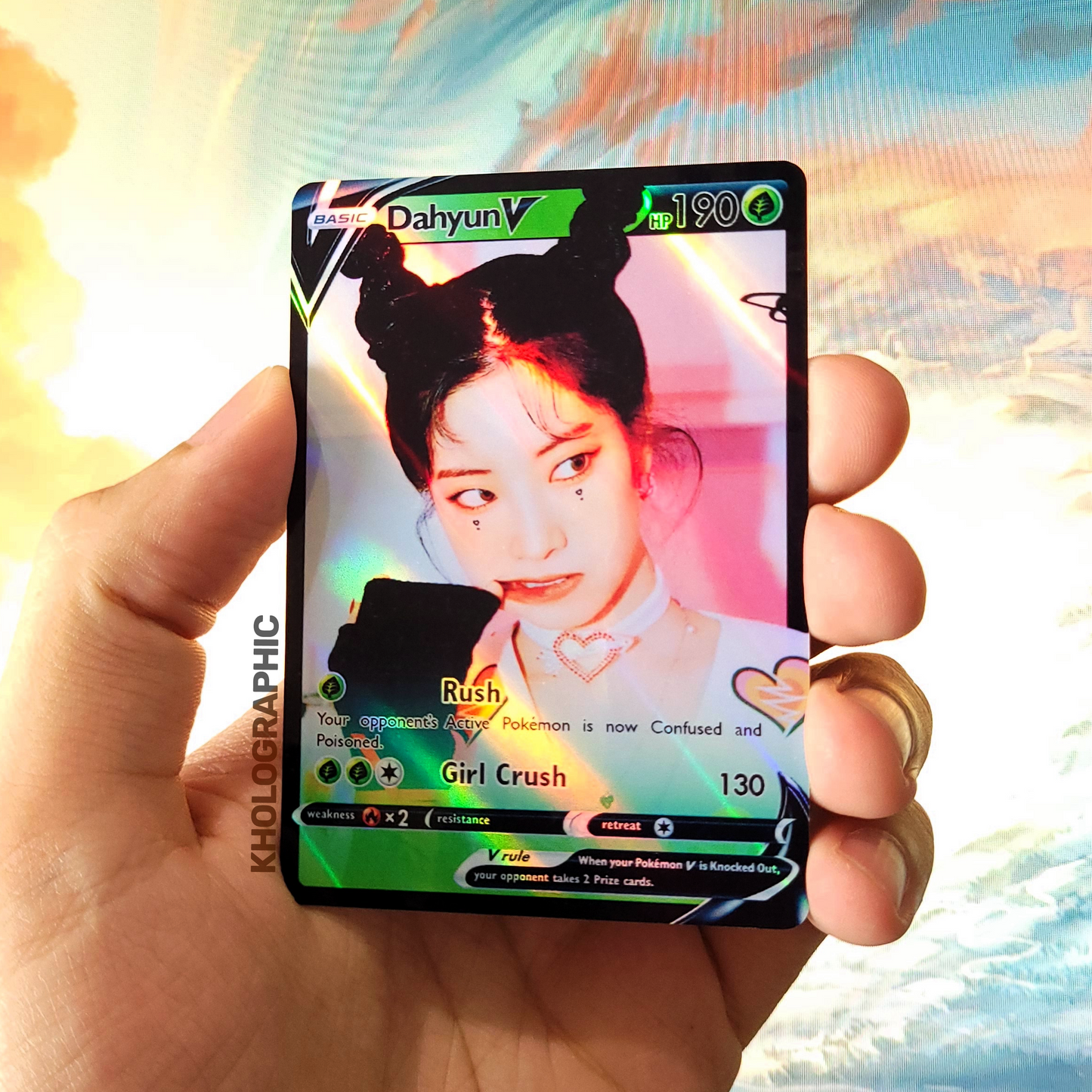 Twice V Formula of Love Holographic Cards