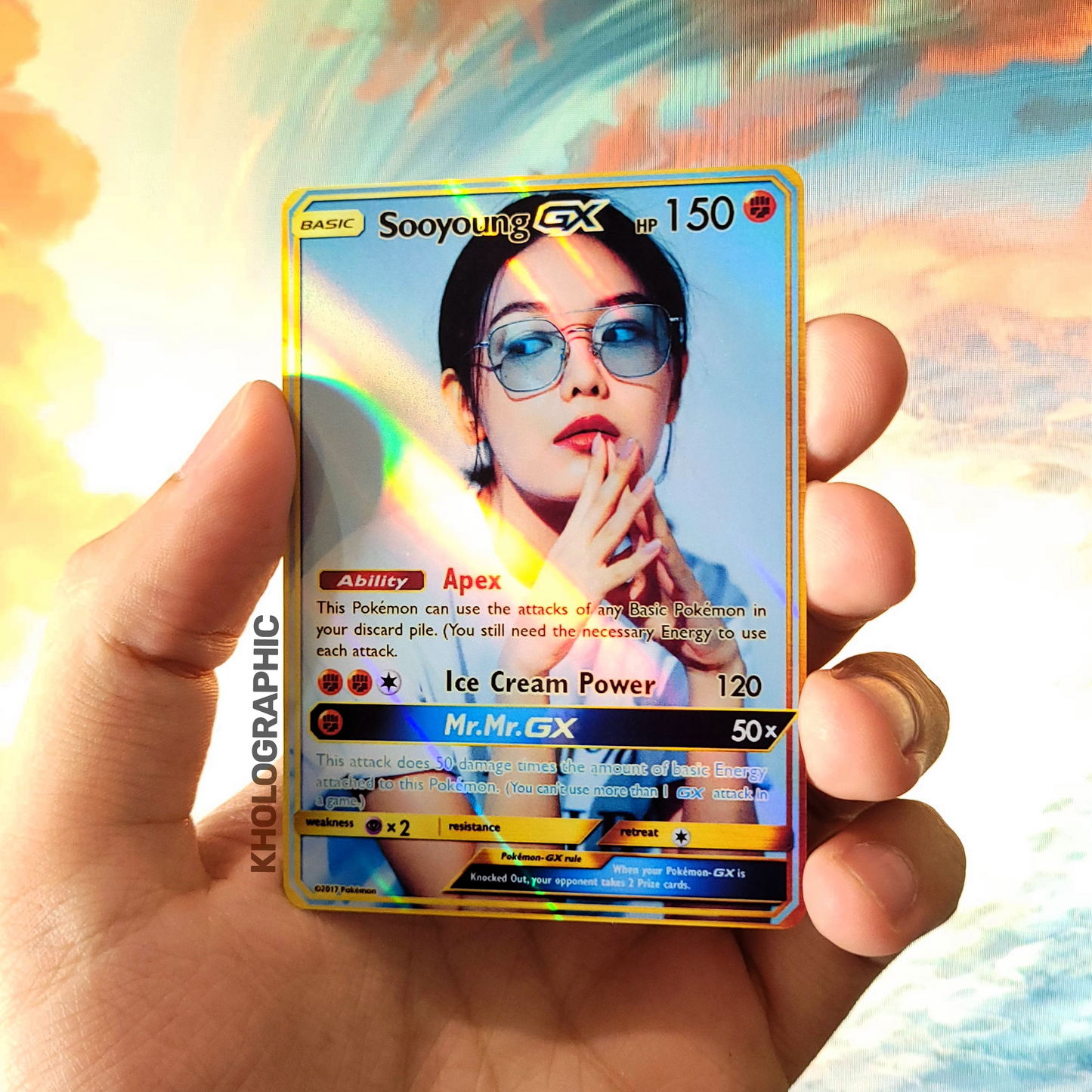 SNSD Girls Generation GX Gold Holographic Cards