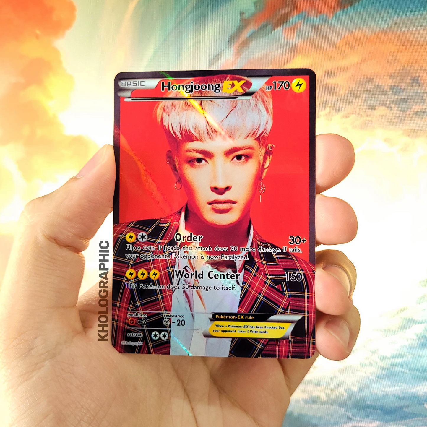 Ateez EX Holographic Cards