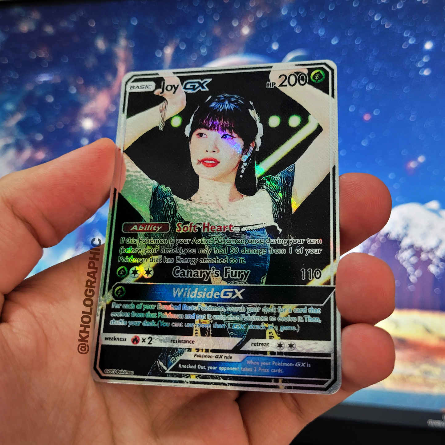Red Velvet GX Stage Holographic Cards