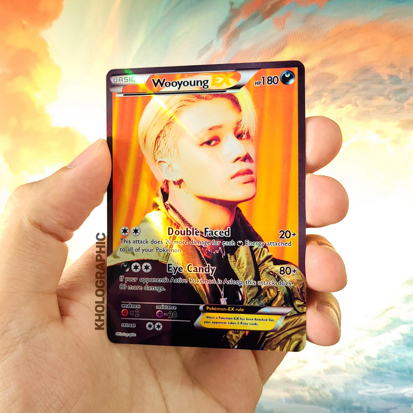 Ateez EX Holographic Cards