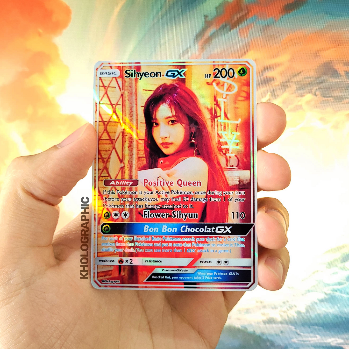 Everglow GX Holographic Cards