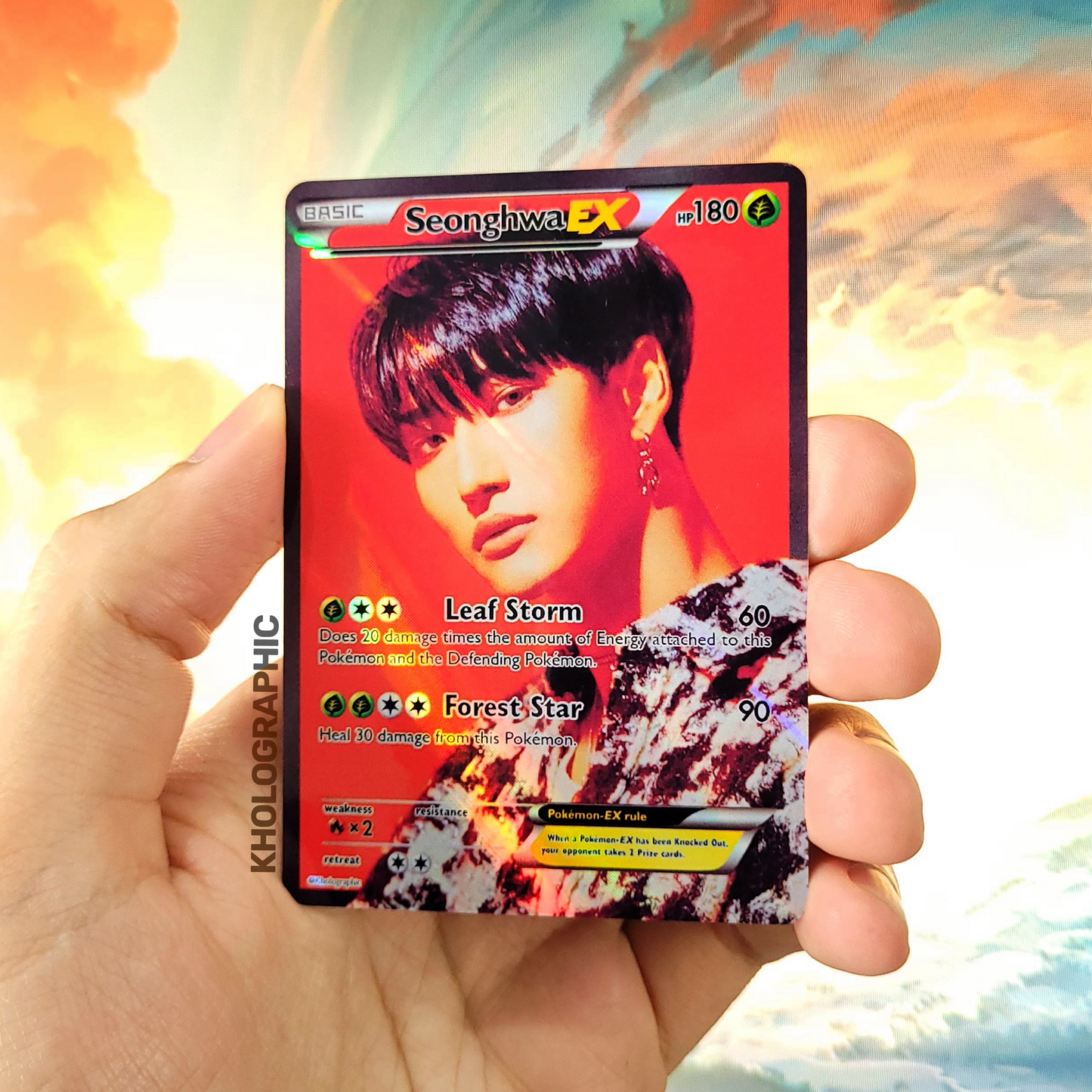 Ateez EX Holographic Cards