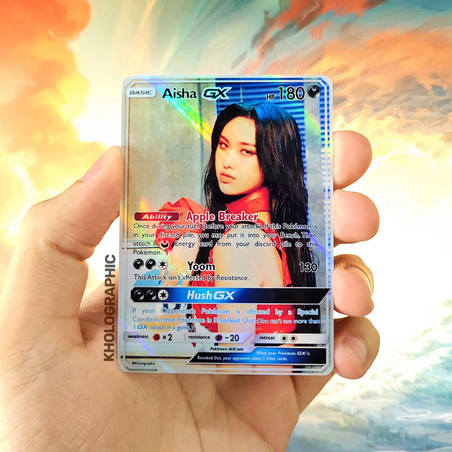 Everglow GX Holographic Cards