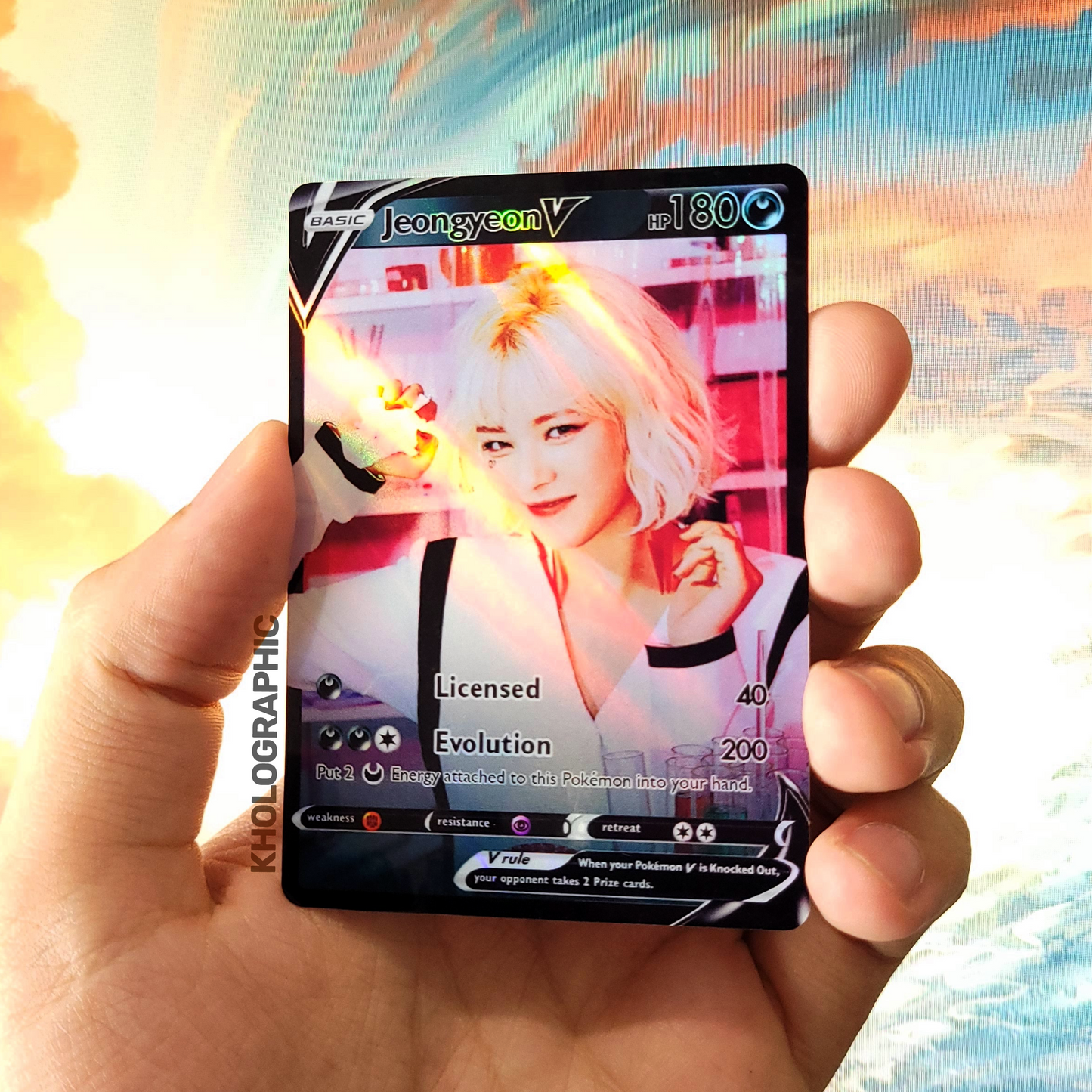 Twice V Formula of Love Holographic Cards