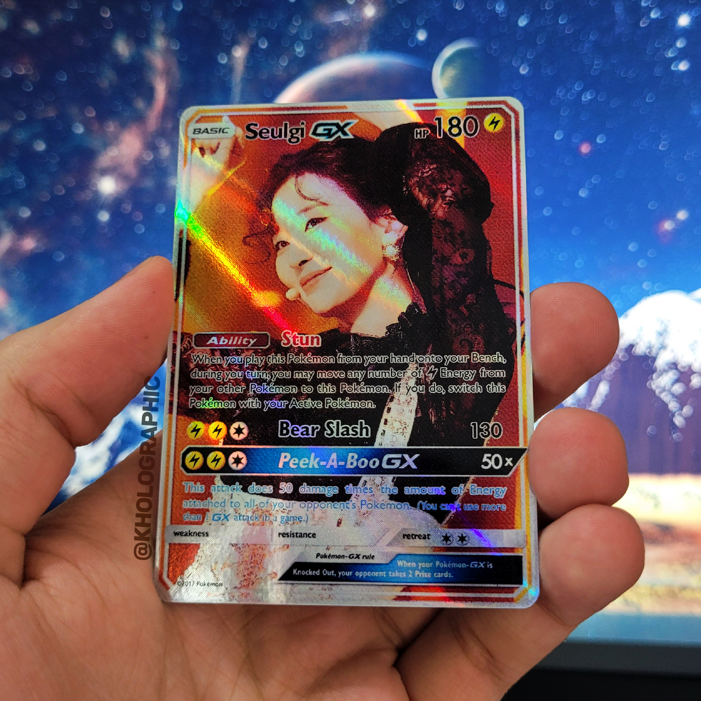 Red Velvet GX Stage Holographic Cards