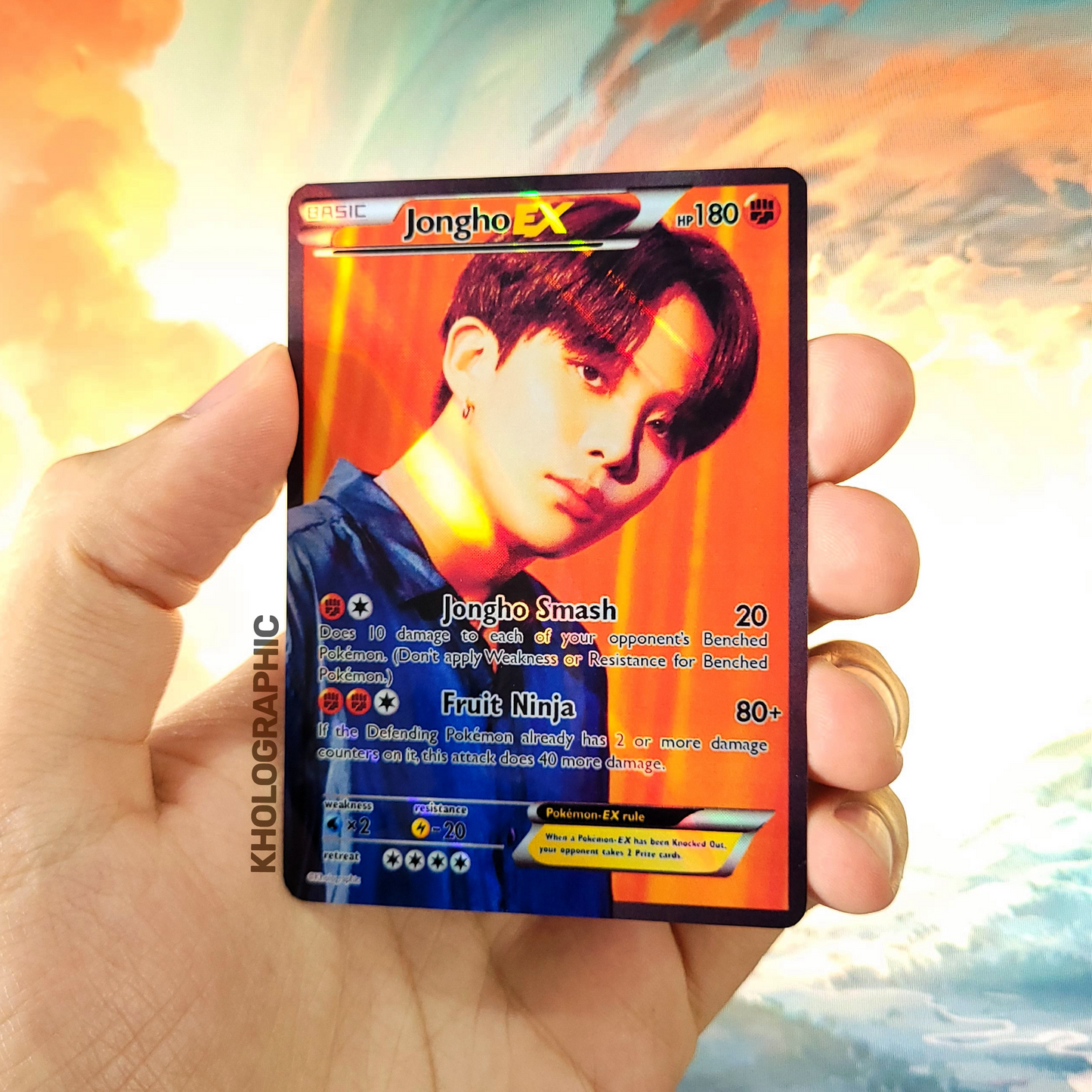 Ateez EX Holographic Cards