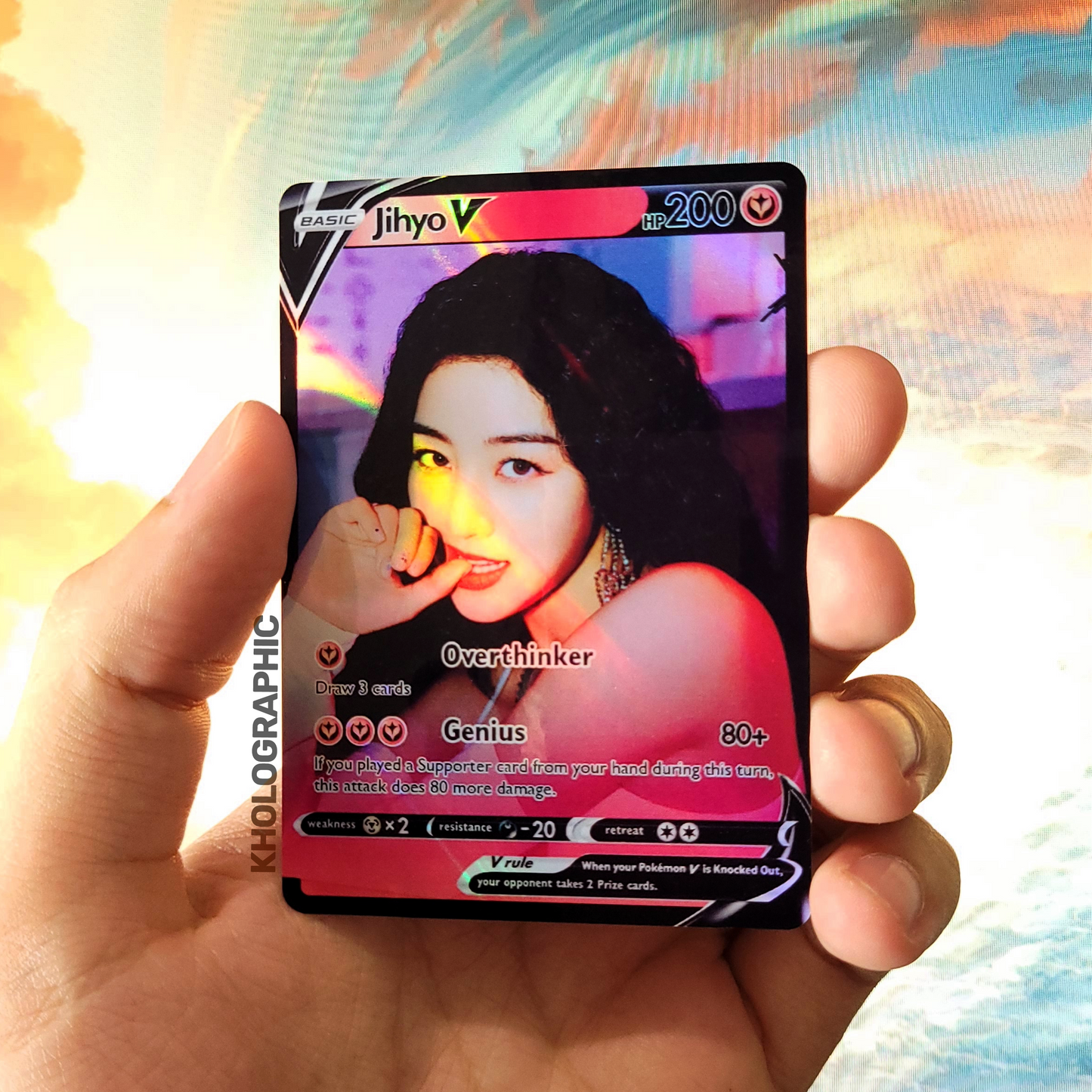 Twice V Formula of Love Holographic Cards