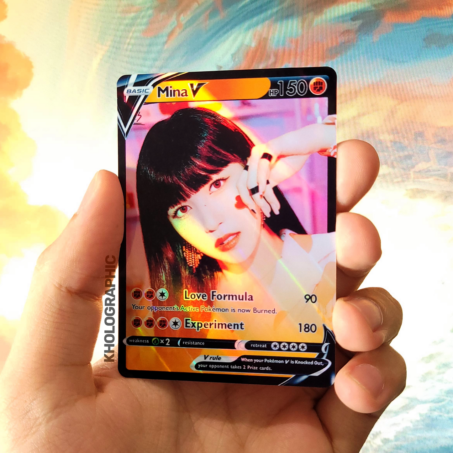 Twice V Formula of Love Holographic Cards
