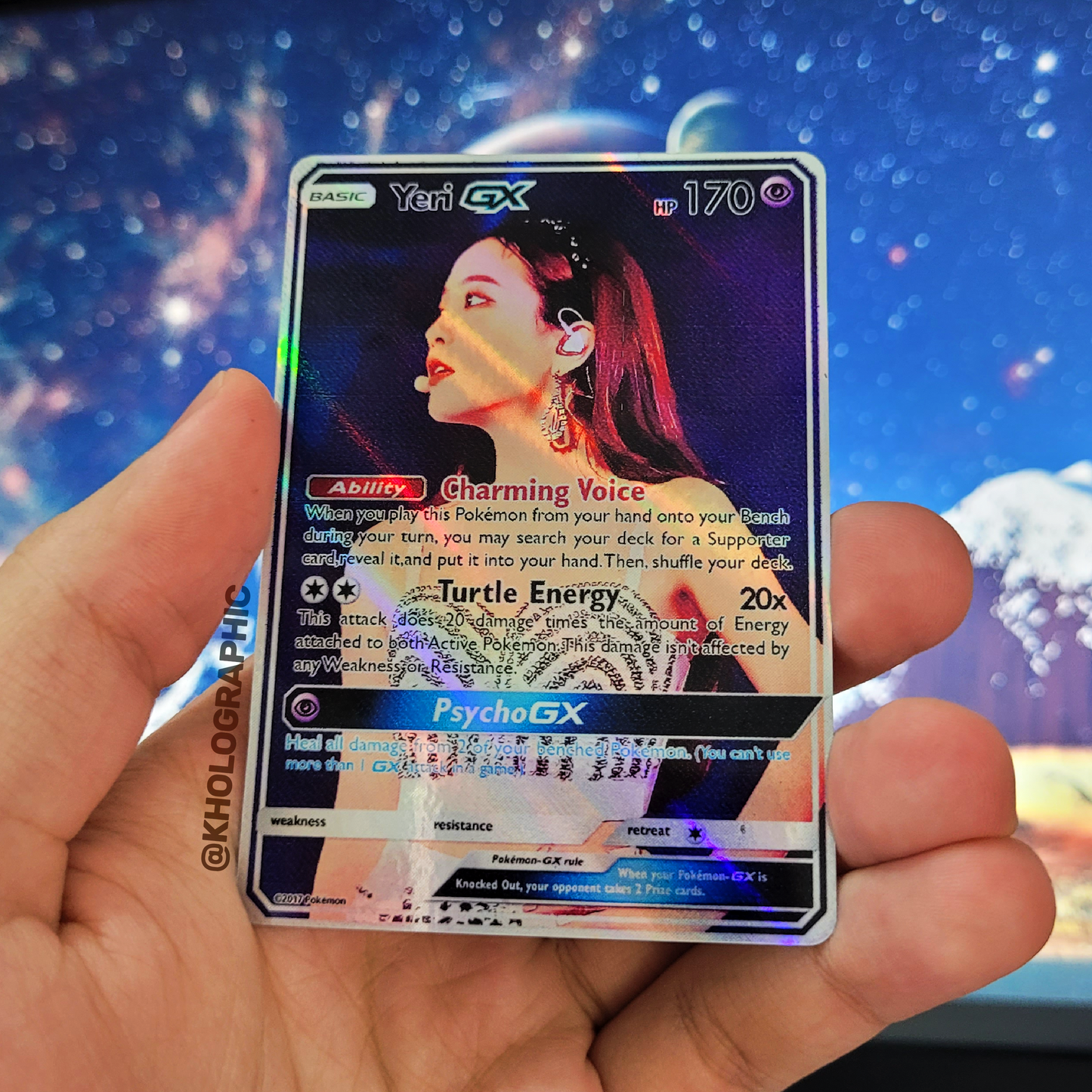 Red Velvet GX Stage Holographic Cards