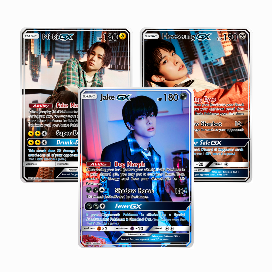Enhypen GX Holographic Cards Kholographic Enhypen GX Holographic Cards Kholographic