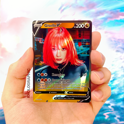 Aespa V Holographic Cards