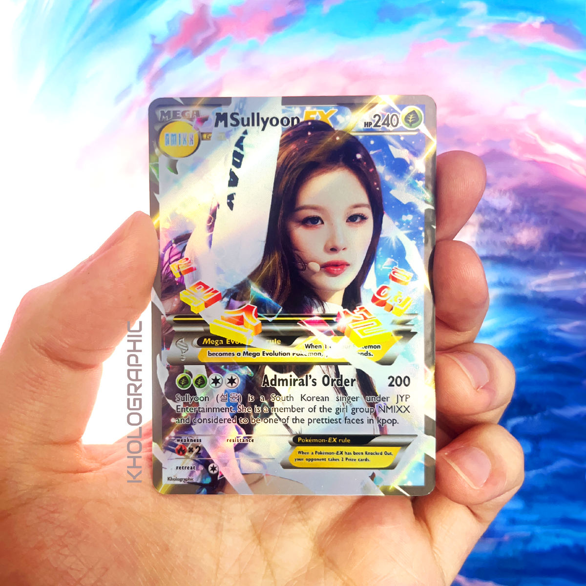 Nmixx MEGA Sullyoon EX Holographic Card