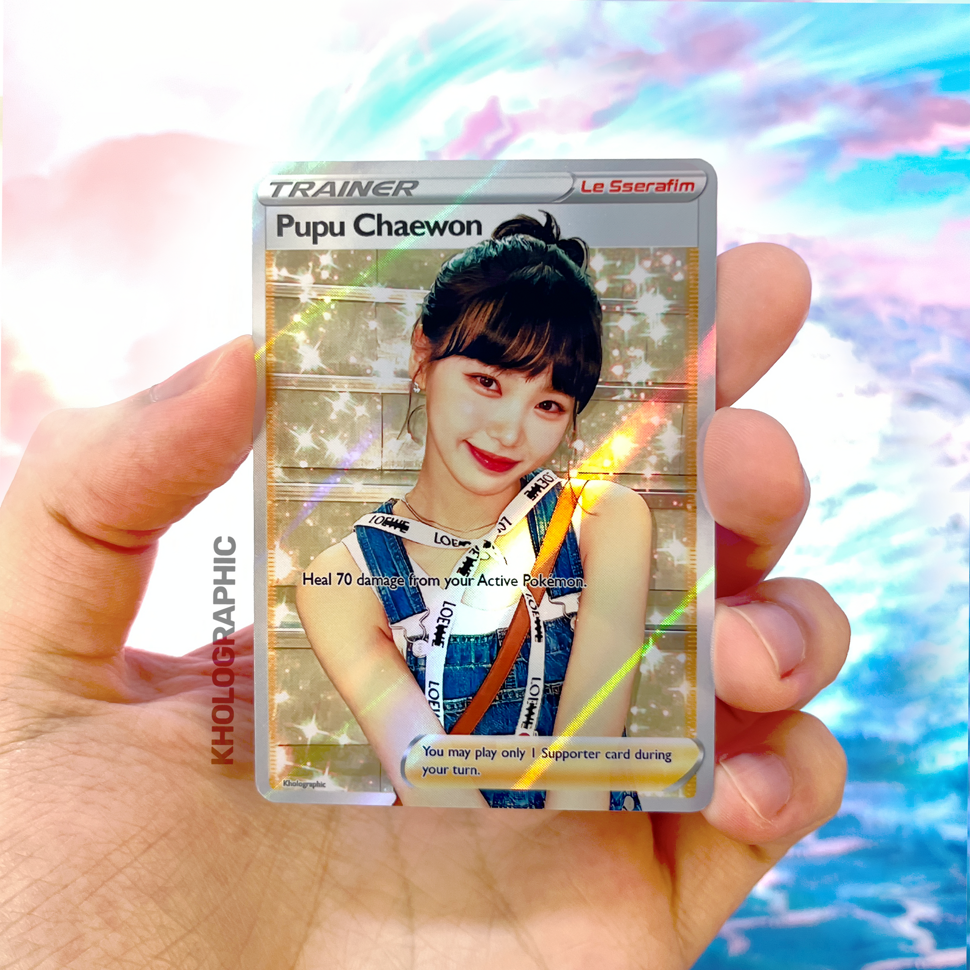 チェウォンdicon ルセラフィム LESSERAFIM トレカ ネームプレート Le チェウォンdicon ルセラフィム LESSERAFIM トレカ ネームプレート Le