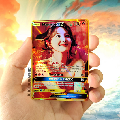 Twice Nayeon GX Gold Holographic Cards