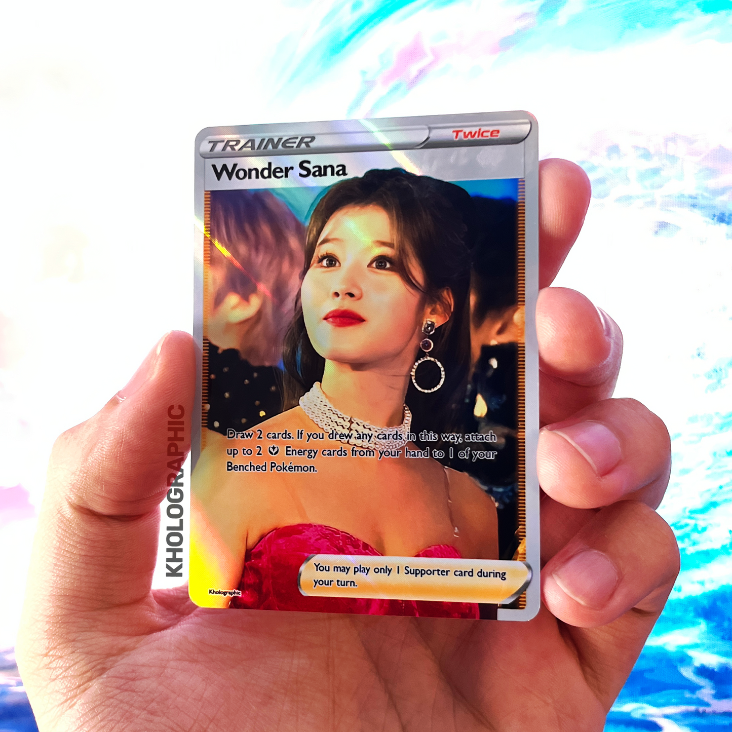 Twice Sana Trainer Holographic Cards