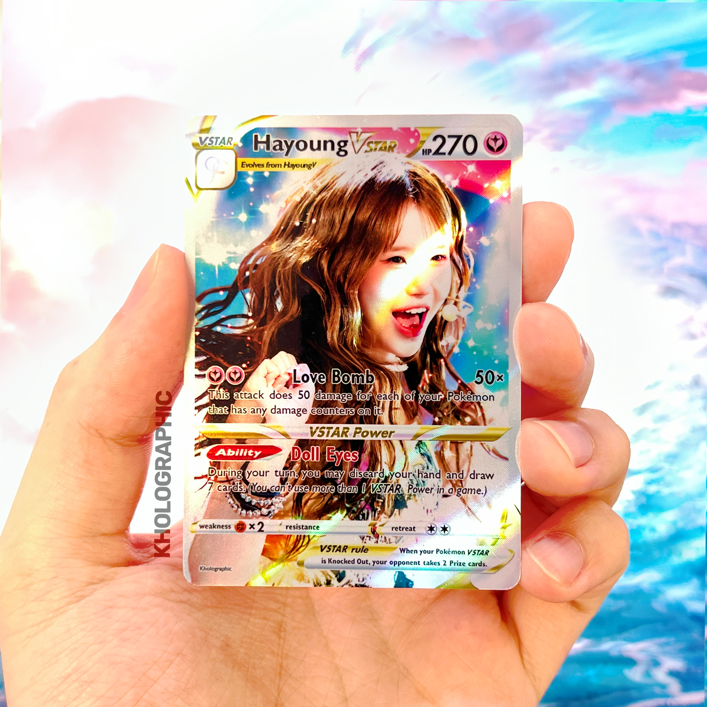Fromis_9 VSTAR Holographic Cards